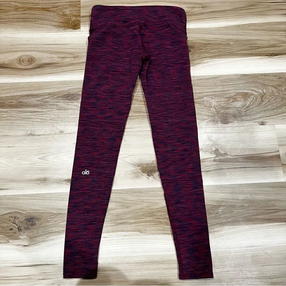Alo Garnet Space Dye Full Length Leggings Women’s Small - Picture 3 of 3